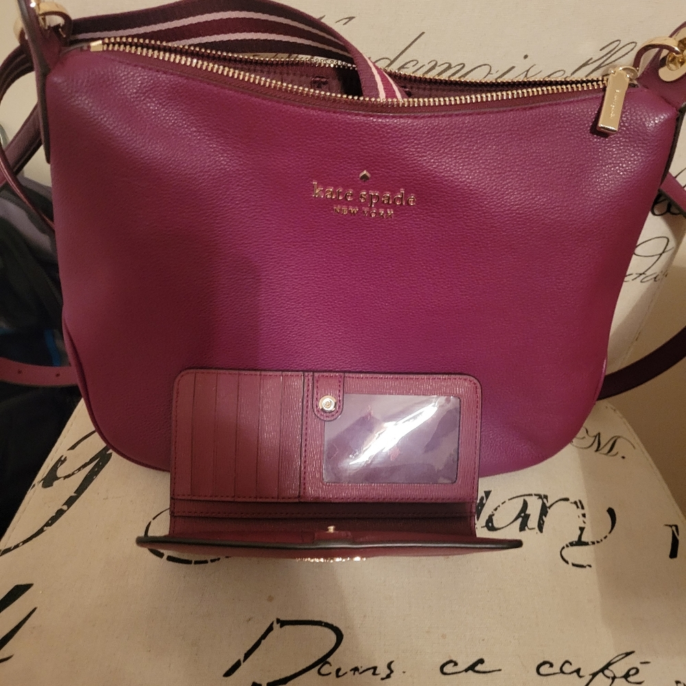 Brand new Kate Spade crossbody with matching wallet